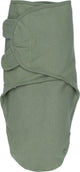 Couverture d'emmaillotage Meyco baby uni - vert forêt - 0-3 mois - 1,0 tog
