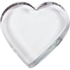 Creativ Company Glass Hart transparent 9x9cm, 10e.