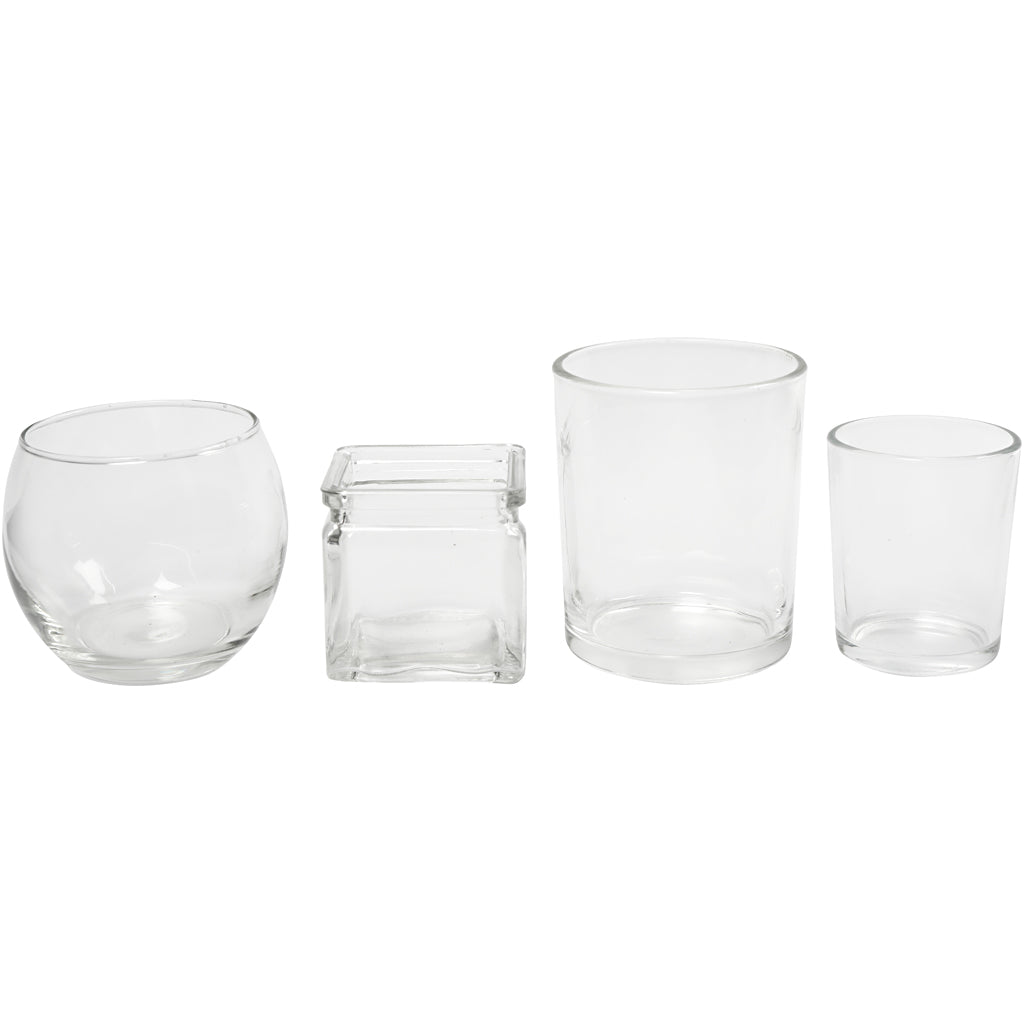 Bougie chauffe-plat Creativ company, h : 5,3-8,4 cm, d 4,5-7,3 cm, le contenu peut varier, 72 pièces 1 boîte