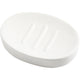 Porte-savon Creativ company, h : 2,5 cm, l : 13,5 cm, l : 10 cm, blanc, 1 pièce