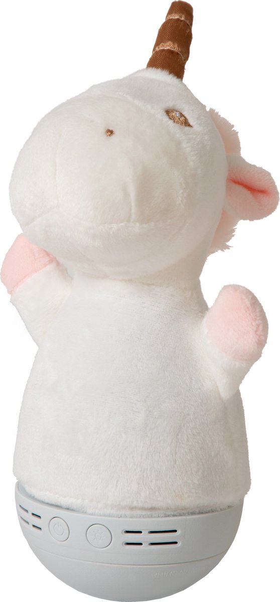 Lucide Dolly - lampe de nuit chambre d'enfant - piles - LED - 1x3w 2700k - avec fonction musique - blanc