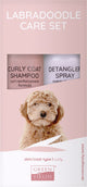Kit de soin du pelage Greenfields pour labradoodle - pour poil long ou bouclé - shampoing pour poil frisé et spray anti-emmêlement 250 ml