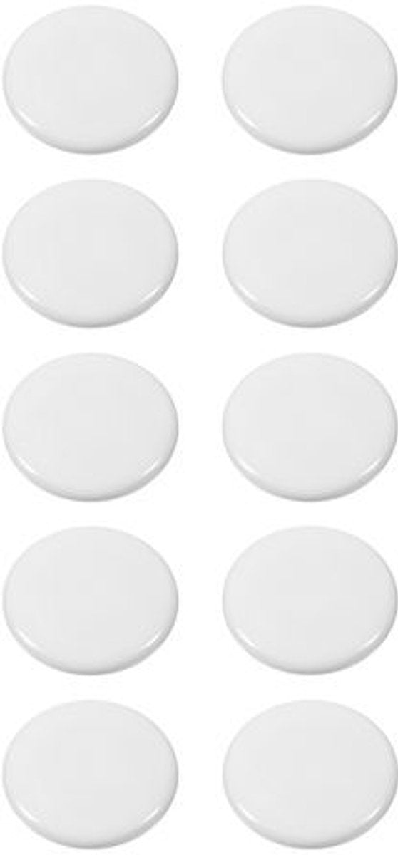Aimants Westcott - blanc - ø 40x8,5mm - 2500g - 10 pièces - ac-e1082