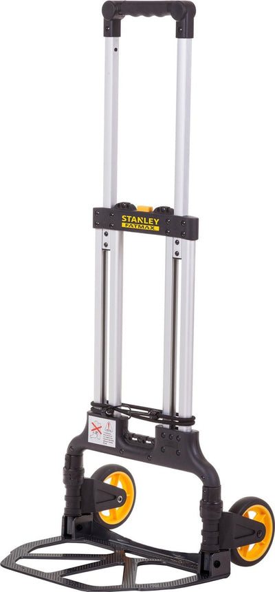Diable pliable Stanley fxwt-705 - max. 70kg - 41 x 40 x 104 cm - pneus tout terrain - noir argent