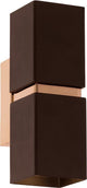 Eglo passa - applique - 2 lumières - marron, cuivre