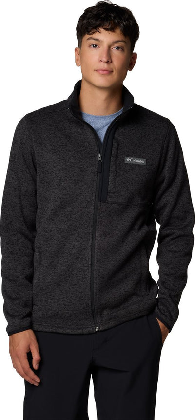 Gilet d'extérieur Columbia Sweater Weather™ Full Zip pour homme - noir chiné - taille xxl