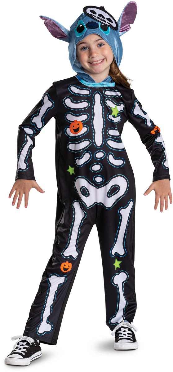 Déguisement point squelette classique (eu) m 7-8 ans