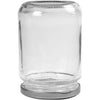 Pot en verre Creativ company, h : 11 cm, d 7,5 cm, 370 ml, transparent, 6 pièces 1 boîte
