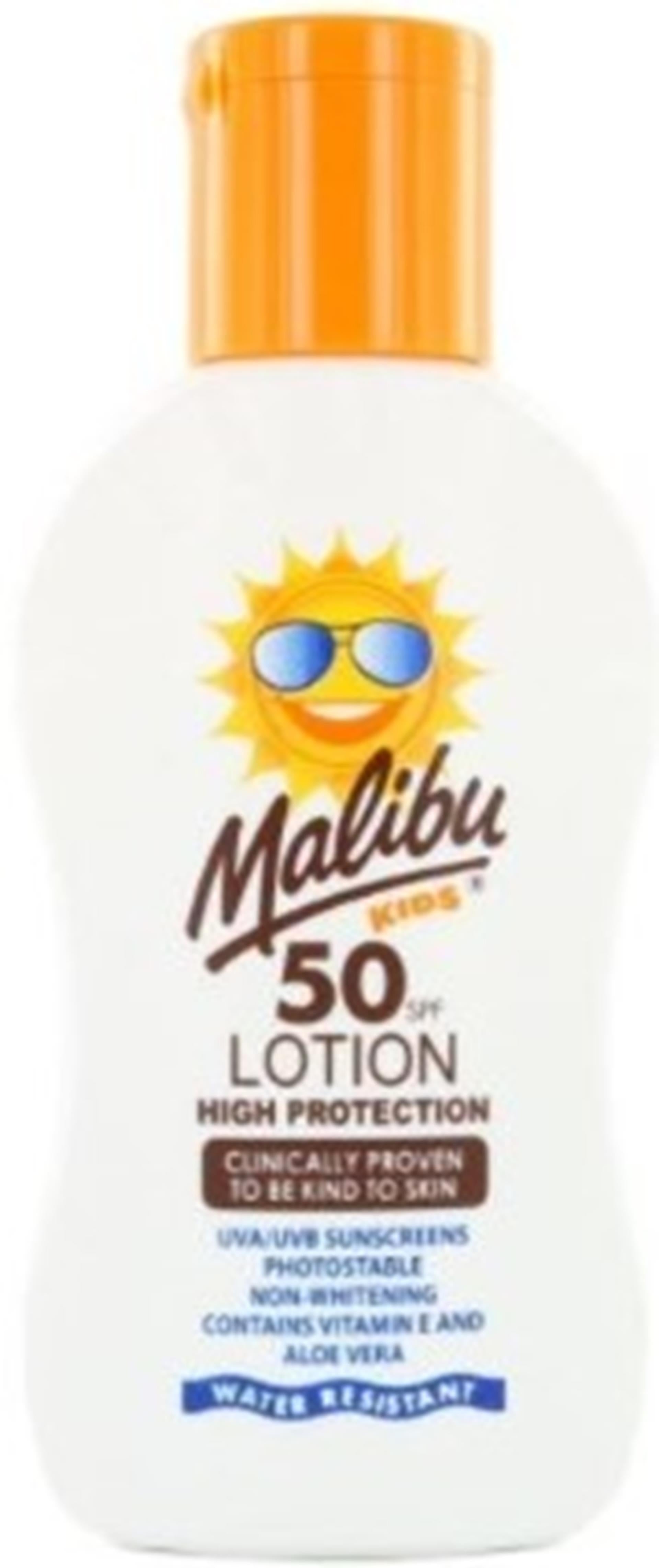 Malibu lotion solaire pour enfants spf50 200