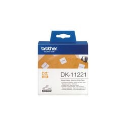 Étiquettes dk11221 brother 1000 pièces 23x23mm blanc