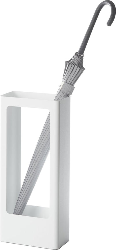 Porte-parapluie mince Yamazaki - tour - blanc