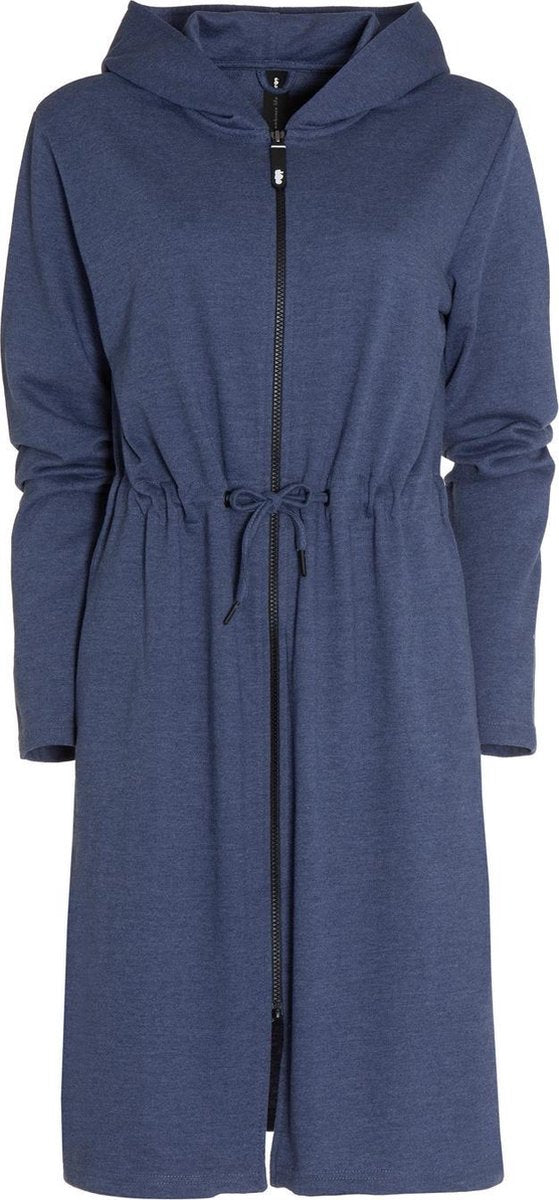 Hippocampe - taylor - peignoir lounge - bleu - m