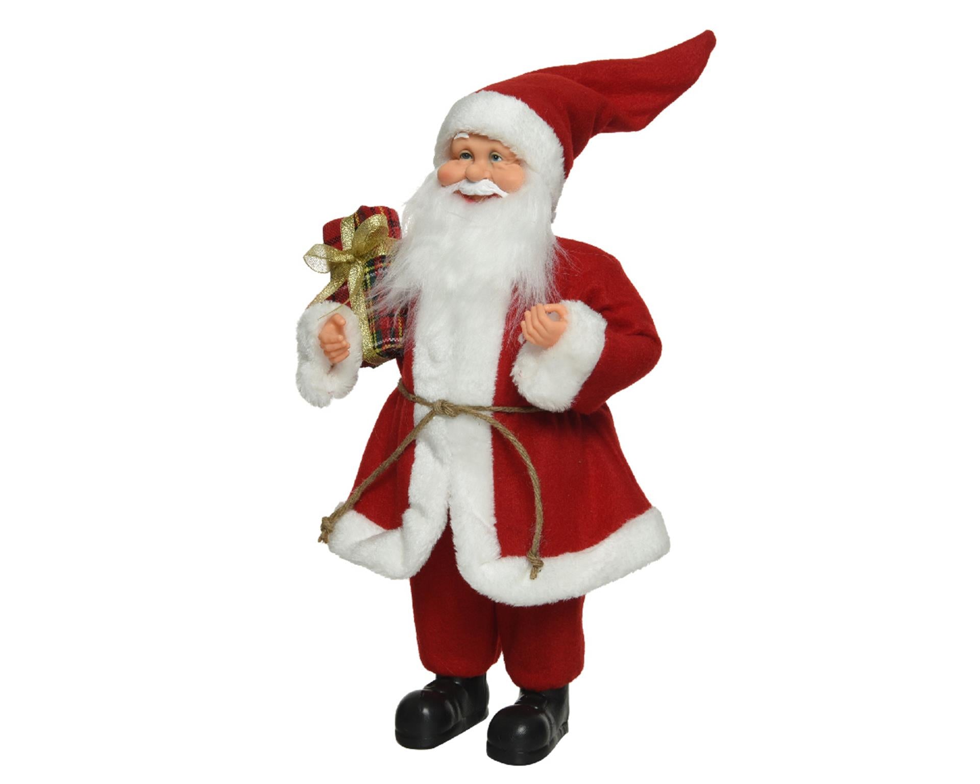 Decoris statue Père Noël rouge 30cm
