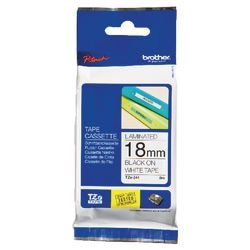Ruban d'étiquettes brother tze241 18mmx8m noir et blanc