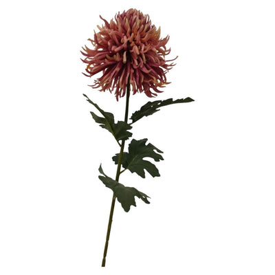 Atmosphère de manoir fleur artificielle chrysanthème orange 91x18x18cm