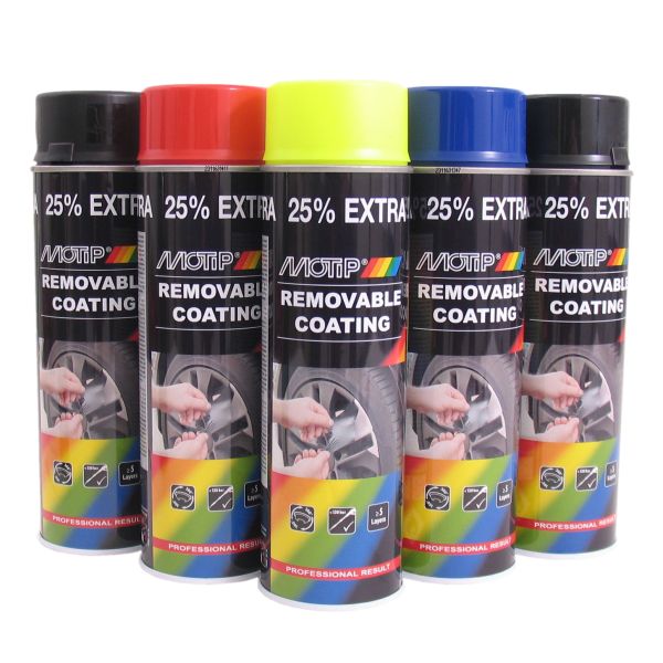 Motip Sprayplast rouge brillant (bombe aérosol de 500 ml)