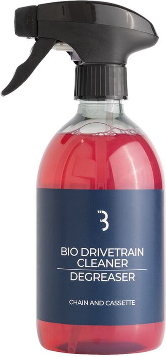 Spray nettoyant bio pour transmission Bbb Cycling - Nettoyant pour chaîne de vélo - Dégraissant végétal pour chaîne dans un flacon pulvérisateur pratique - Convient pour chaîne, cassette et pièces d'entraînement - 500 ml - btl-250s