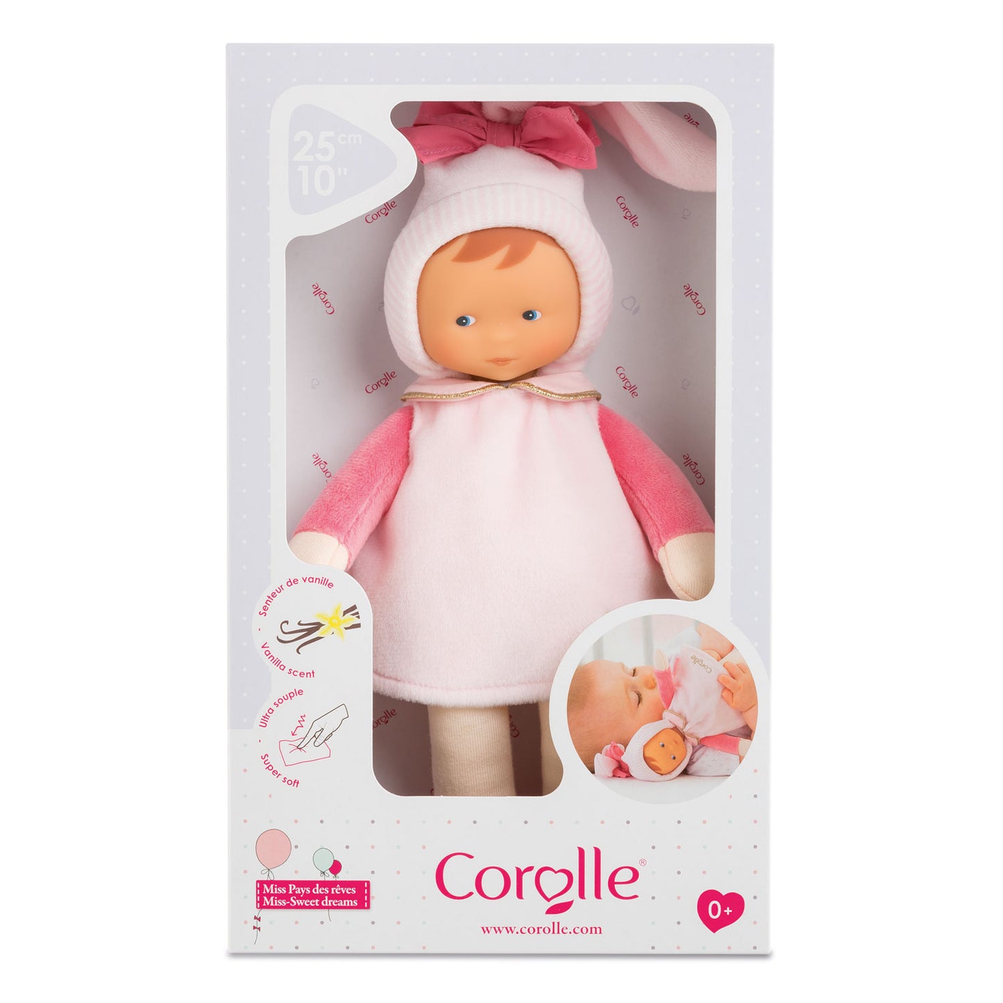 Corolle mon doudou fais de beaux rêves - mademoiselle, 25cm