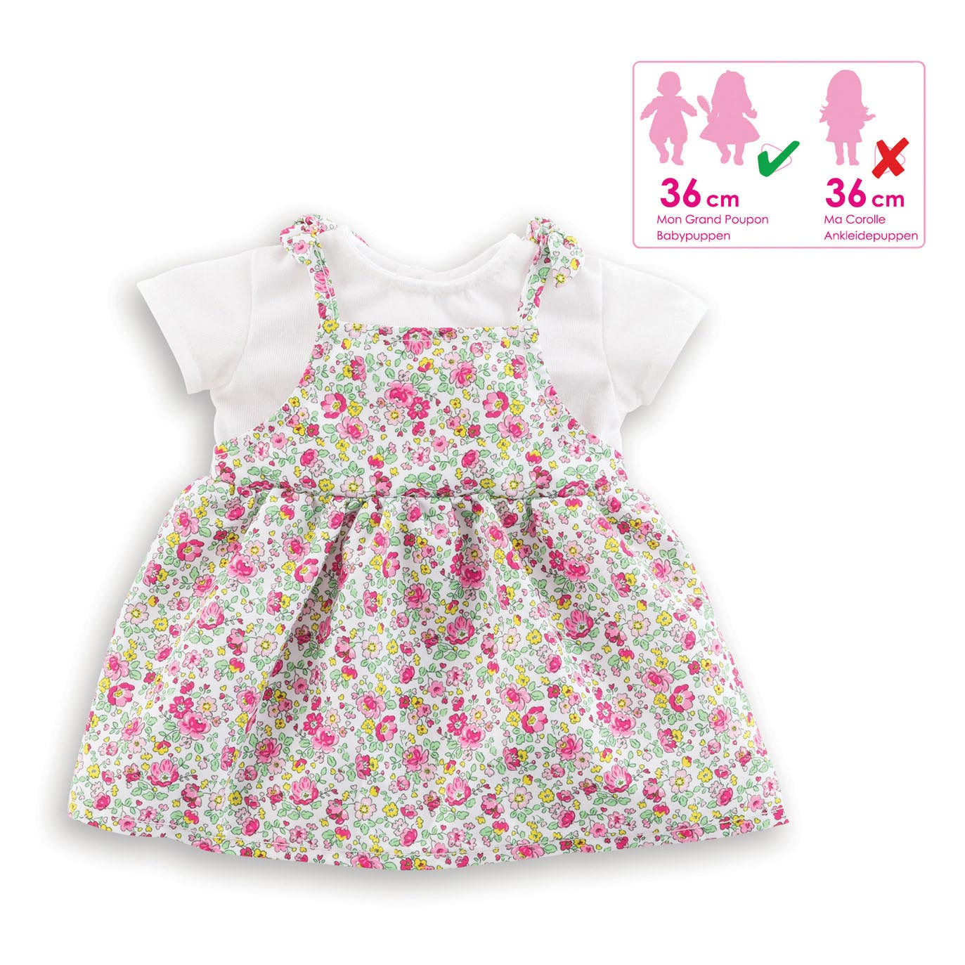 Corolle Mon Grand Poupon - Robe Doll Robe Blossom Garden