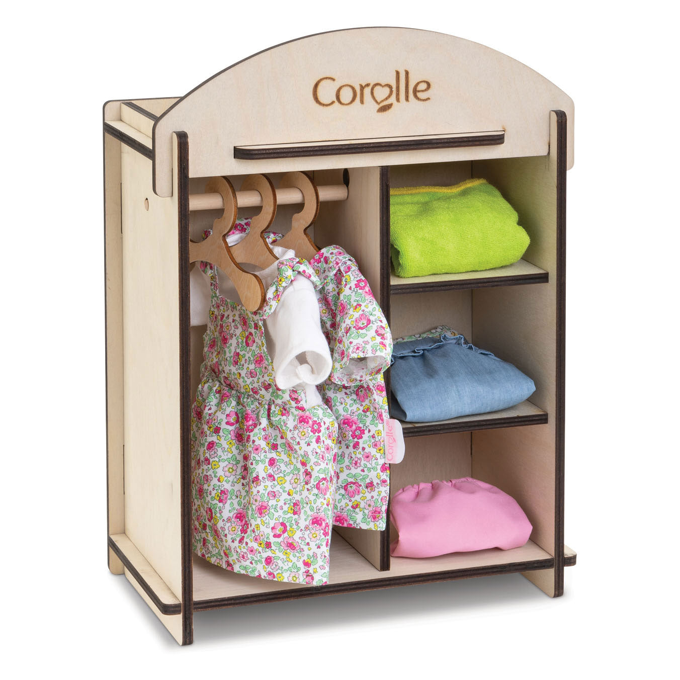 Armoire en bois corolle