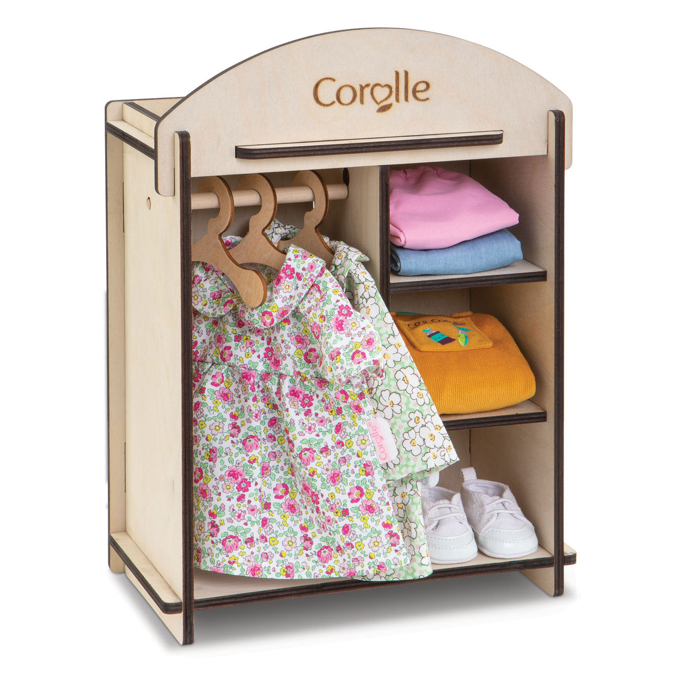Armoire en bois corolle