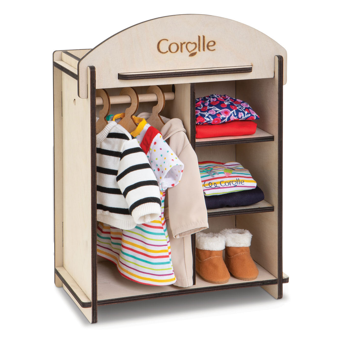 Armoire en bois corolle