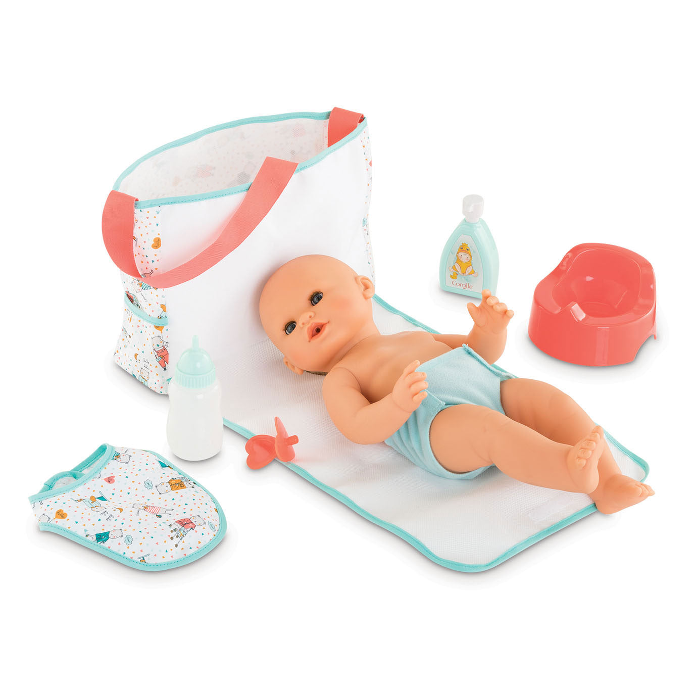 Corolle Mon Grand Poupon Dolls Duierbag avec des affectations