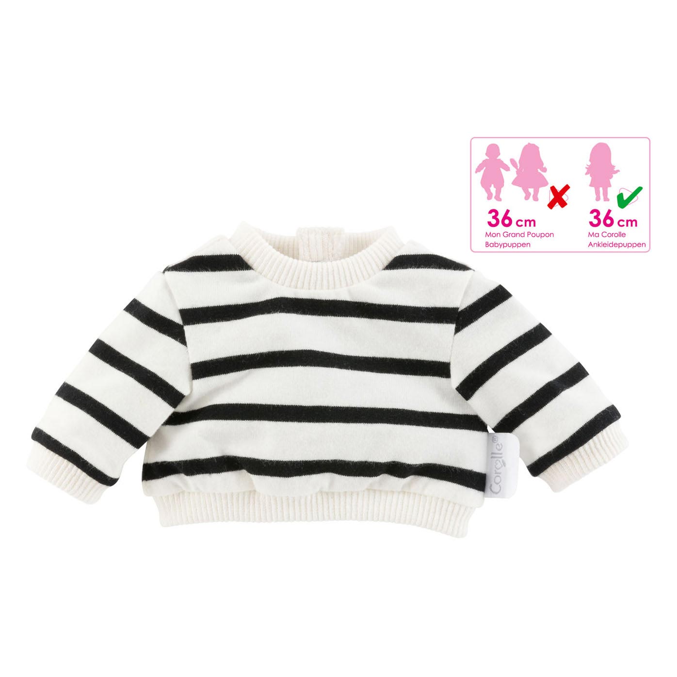 Corolle Ma Dolls Pullover rayé