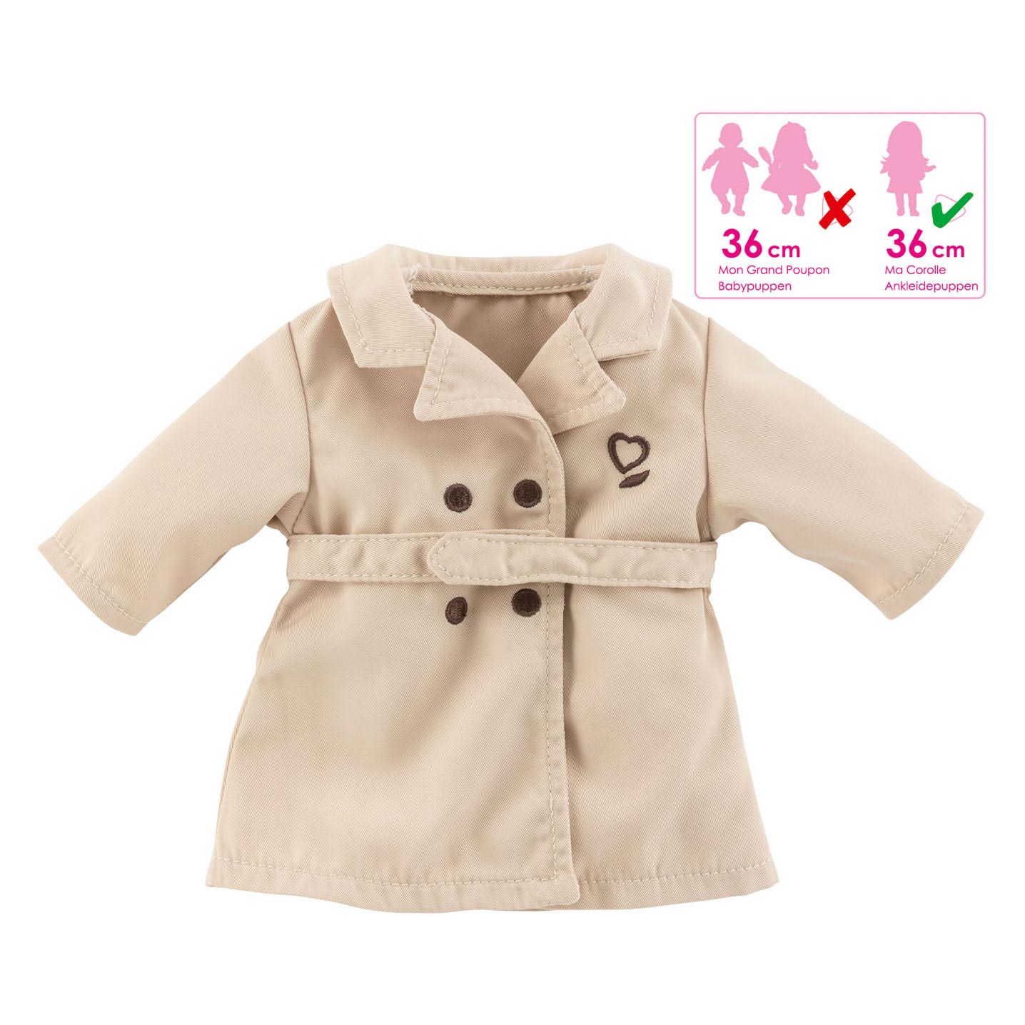Corolle Ma Doll Jacket Beige