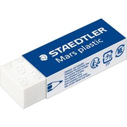 Gomme à dessin Staedtler mars bloc plastique forme blanc