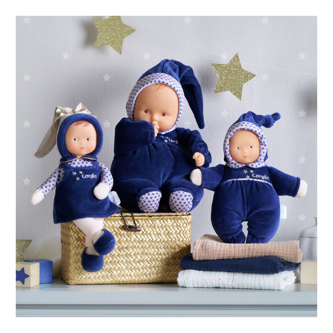 Corolle Mon Doudou Babidoux Navy Blue Dreams Babypop, 20 cm