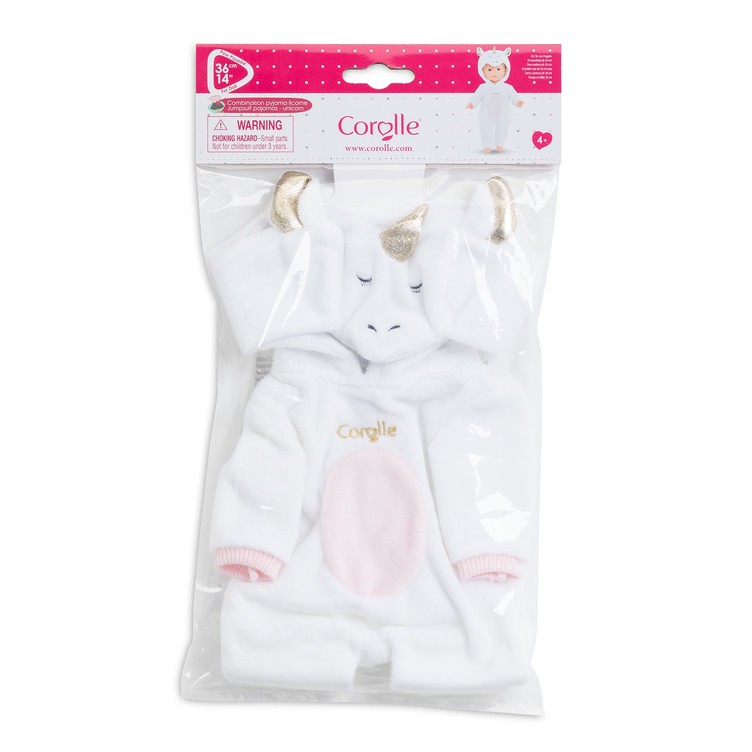 Corolle MA Jumpsuit Pyjamas Unicorn, 36 cm