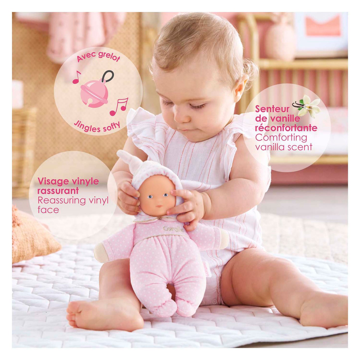 Corolle Babidoux - Sterrens Dromen Pop, 20 cm
