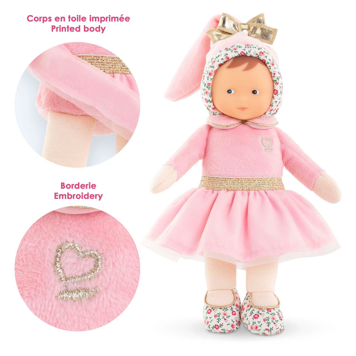 Corolle Miss Ballerina - Grenadine Rose, 25 cm