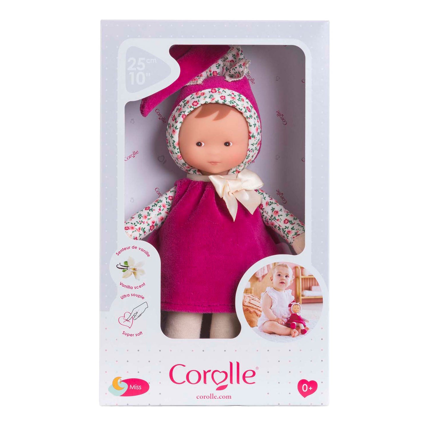Corolle Miss - Grenadine Rose, 25 cm