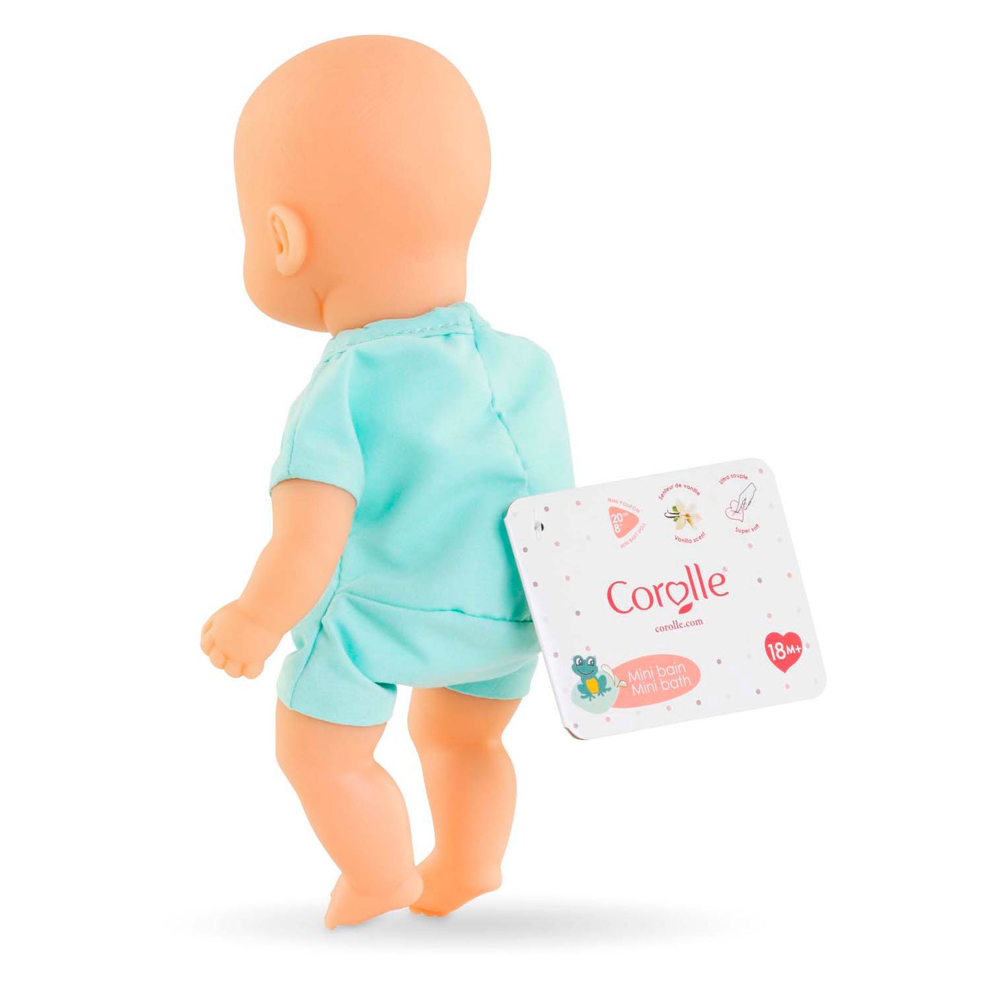 Corolle Mini Bad Babypop - Bleu, 20 cm