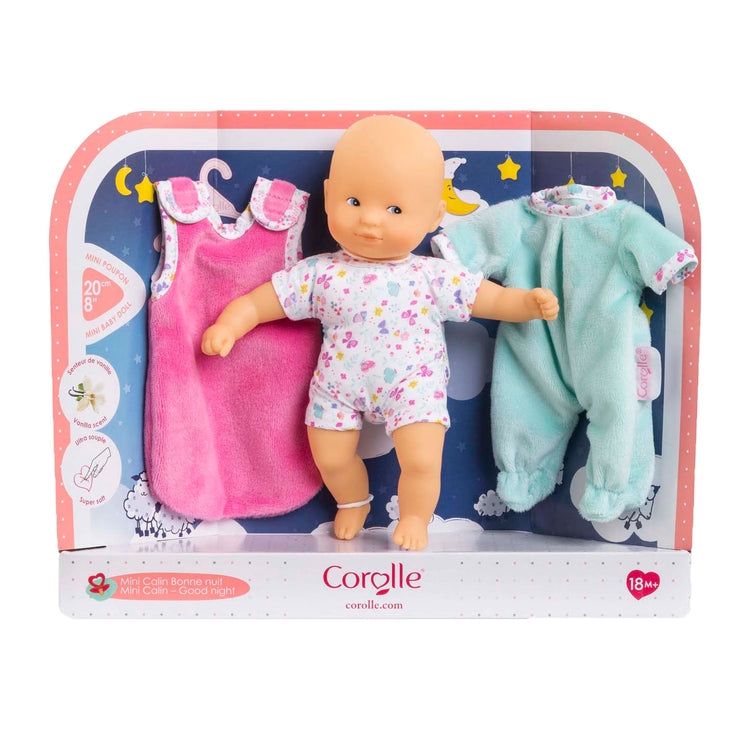 Corolle Mini Calin Good Night Pop Set - Butterflies, 20 cm