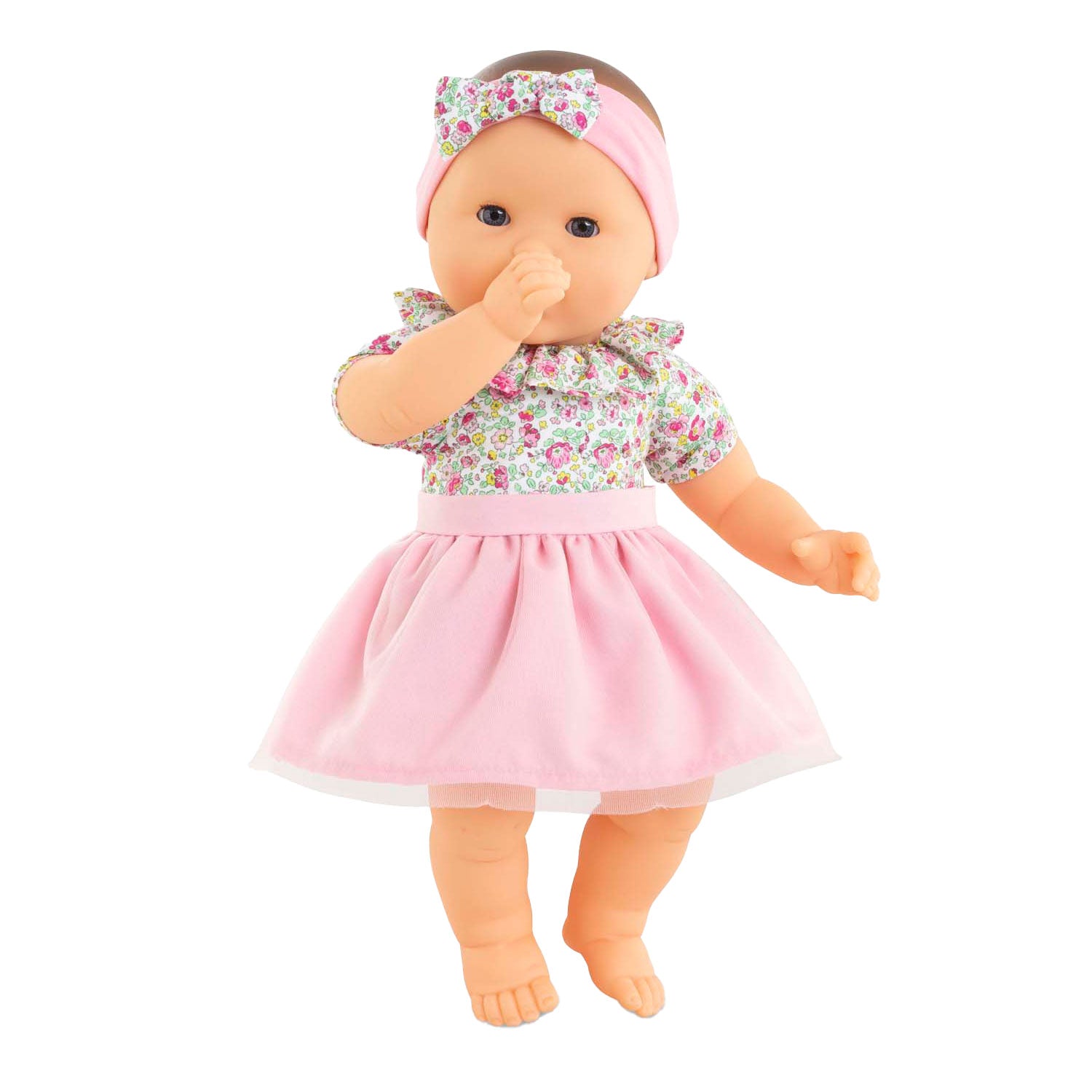 Corolle Grande poupée bébé avec des fleurs, 36 cm