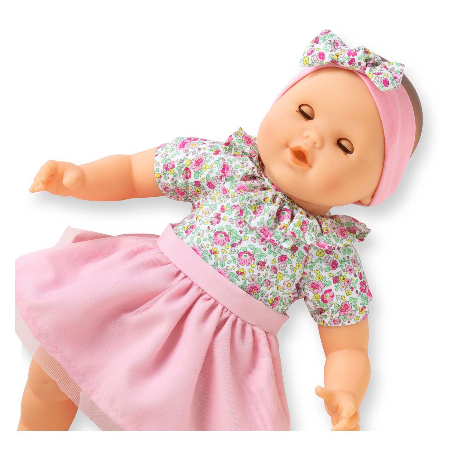 Corolle Grande poupée bébé avec des fleurs, 36 cm