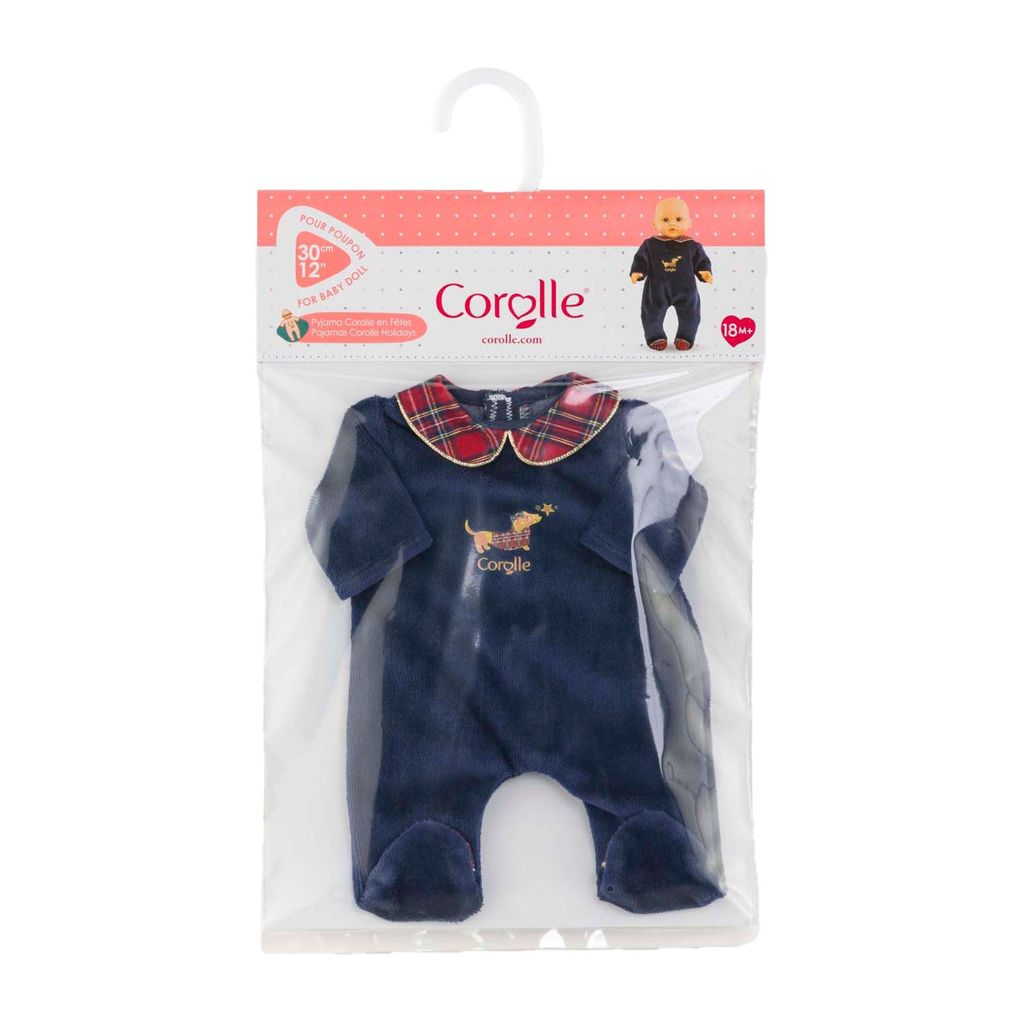 Corolle Holidays Dolls Pajamas, 30cm