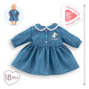 Robe corolle pour bébé poupée, 30 cm