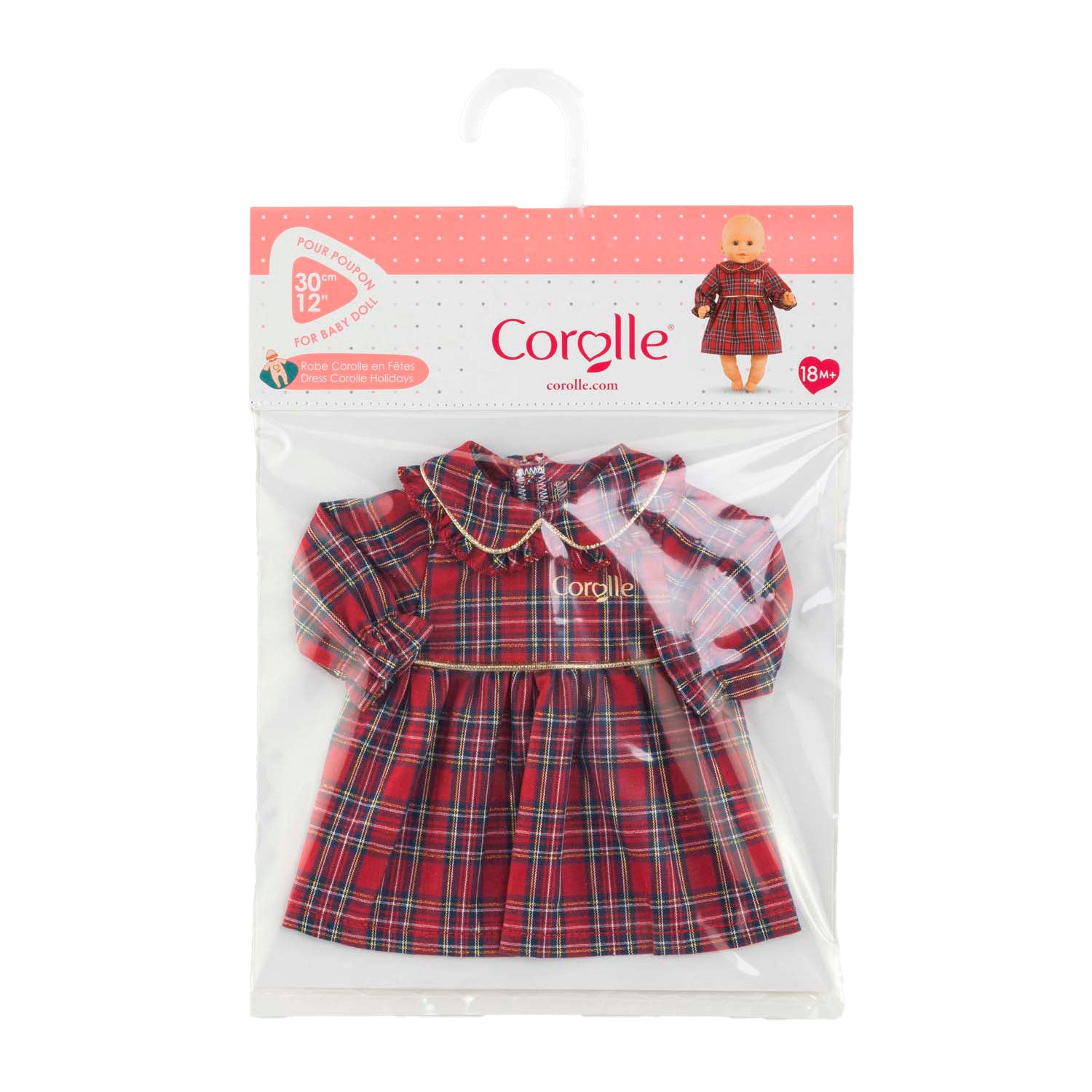 Corolle Holidays Robe for Baby Pop, 30 cm