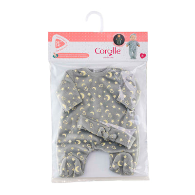 Corolle Dolls Pajamas Glitter in the Dark and Hair Band, 36cm
