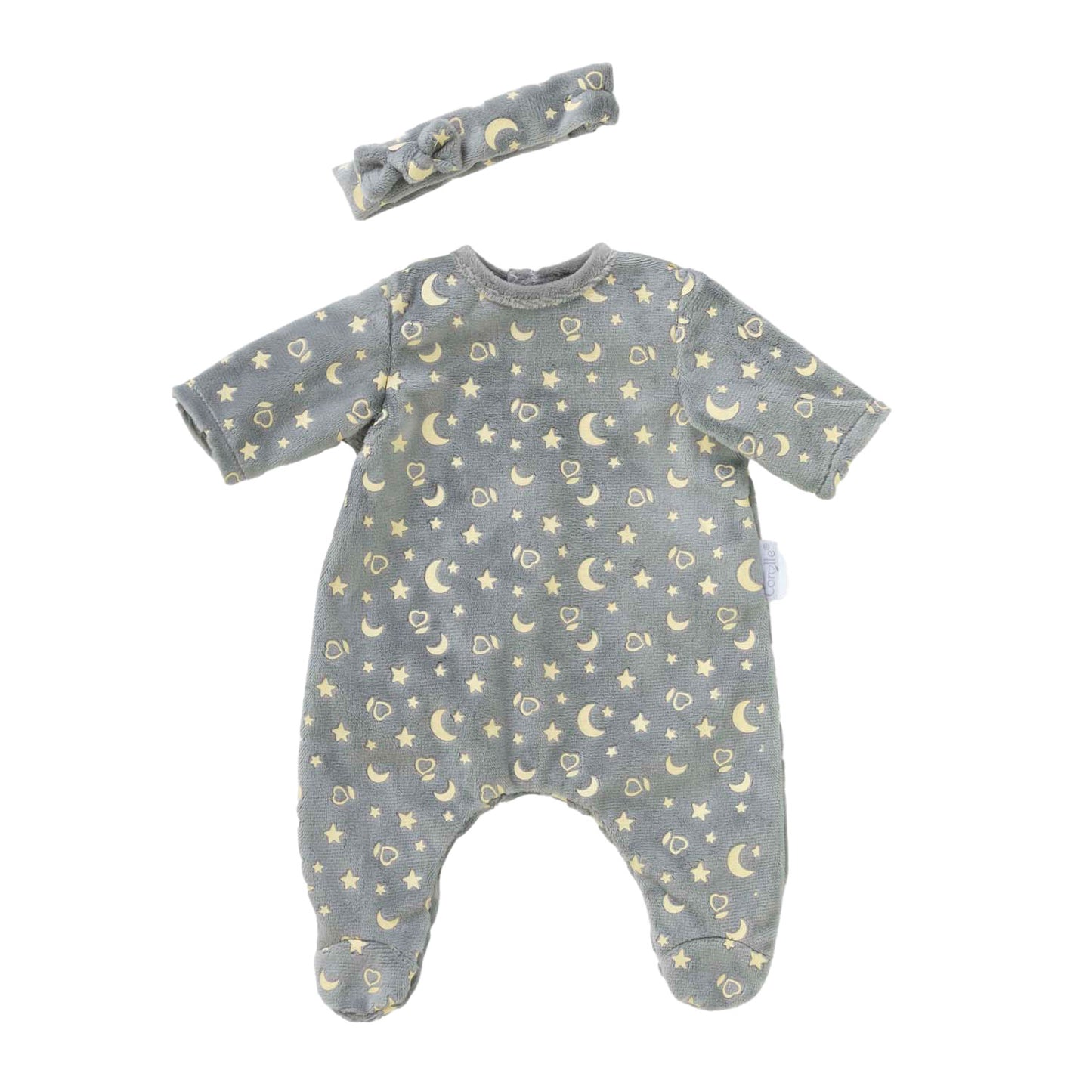 Corolle Dolls Pajamas Glitter in the Dark and Hair Band, 36cm
