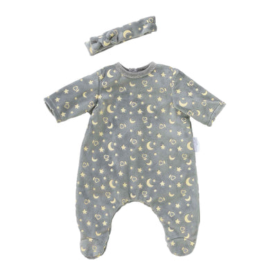 Corolle Dolls Pajamas Glitter in the Dark and Hair Band, 36cm