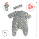 Corolle Dolls Pajamas Glitter in the Dark and Hair Band, 36cm