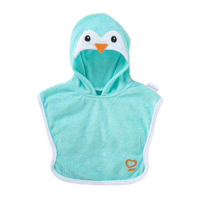 Corolle Badcape pour bébé pop - Penguin, 36cm