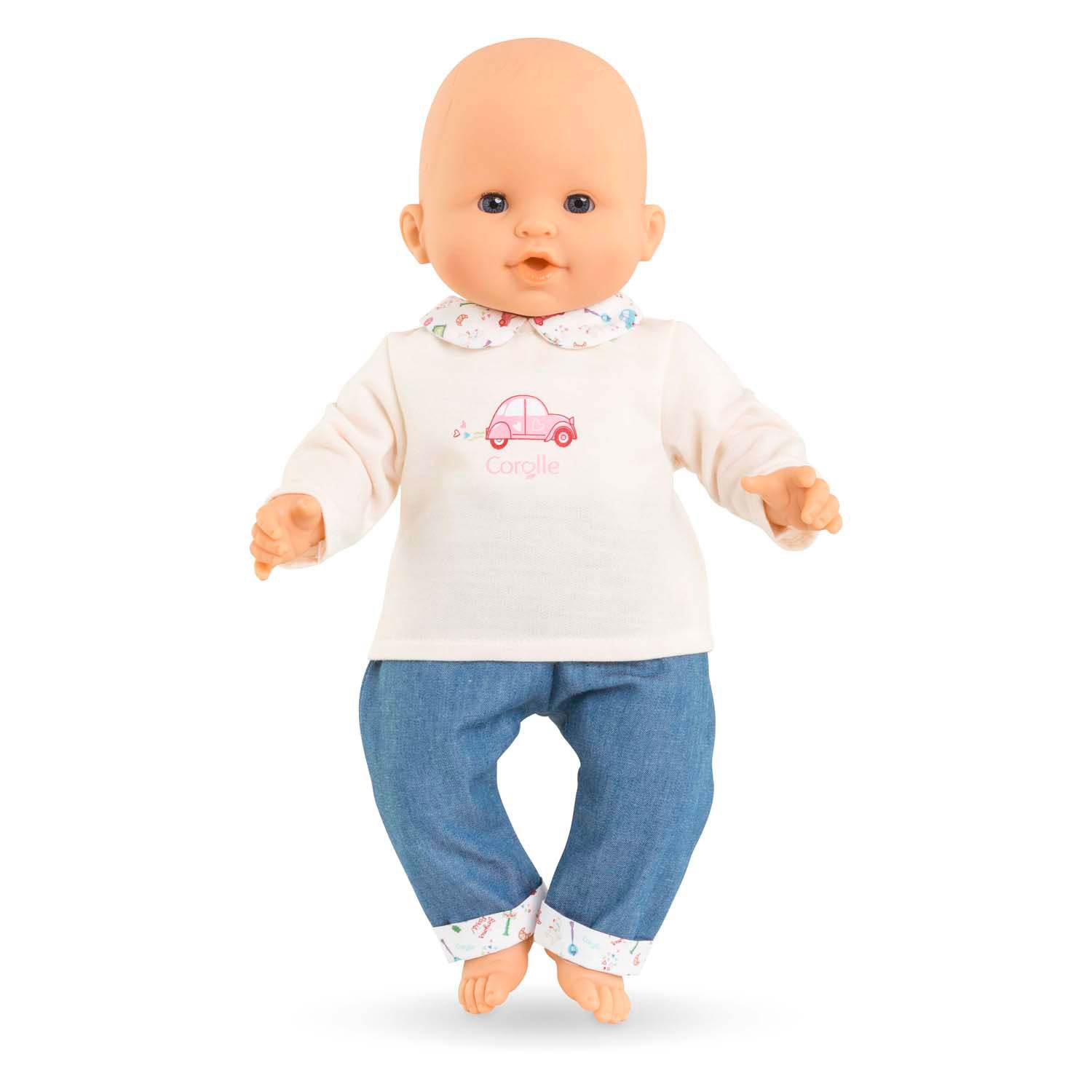T-shirt Corolle et jeans pour bébé poupée, 36 cm
