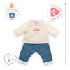T-shirt Corolle et jeans pour bébé poupée, 36 cm