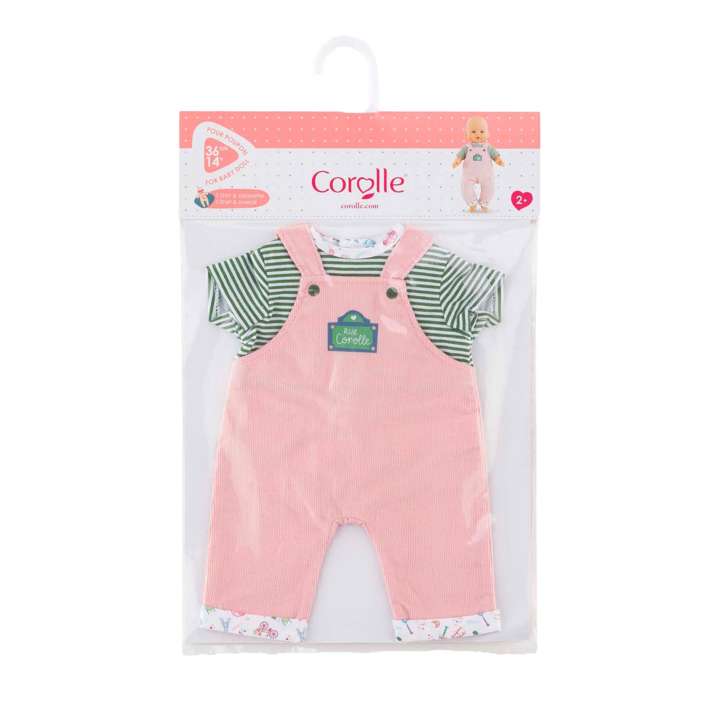 T-shirt Corolle et dans l'ensemble pour bébé pop, 36 cm